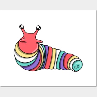 Sapphic (New) Pride Fidget Slug Posters and Art